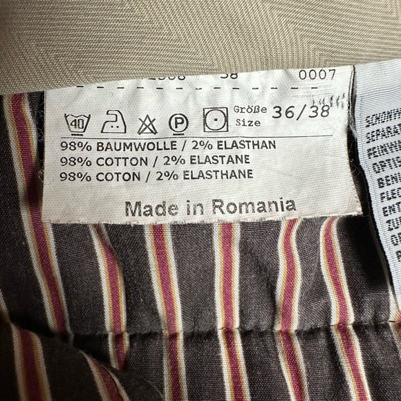 Hiltl Men's The Ultimate Pleated Corduroy German Design Trousers Size 36 - Picture 4 of 8